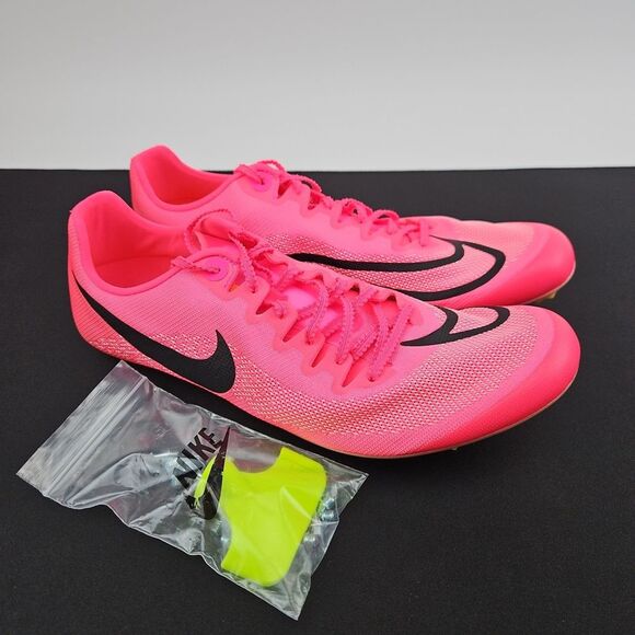 Nike Zoom Ja Fly 4 Pink Track & Field Sprint Spikes Men's Size 10.5 DR2741-600 - Picture 1 of 7